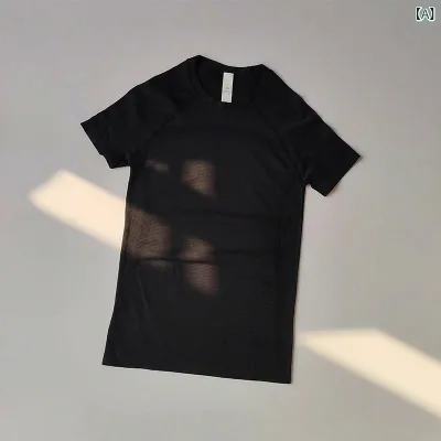 Tシャツ レディース 半袖 速乾 ヨガ フィットネス ランニング トレーニング トップス タイト スリム レギュラー 通気性 ナイロン 夏 ブラック ホワイト ミントグリーン