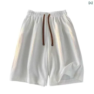 ハーフパンツ メンズ 接触冷感 軽量 吸汗速乾 プリーツ加工 ショートパンツ 5分丈 ボトムス 部屋着 カジュアル スポーツ ビーチパンツ