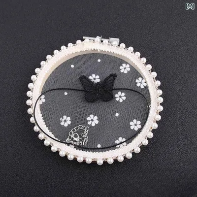 ネックレス レディース チョーカー 首飾り レース 刺繍 蝶 二連 フェイクレザー ショート丈 上品 かわいい お洒落 小物