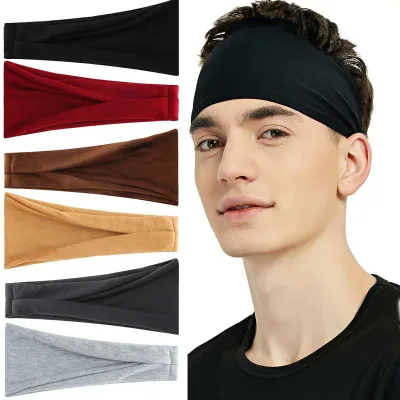 Hair Band for Women, Men, Sports, Sweat Absorbent, Quick Drying, Stretchy, Sweatproof, Yoga, Running, Gym, Fitness, Training, Walking, Face Wash, Turban, Plain, Casual, Simple