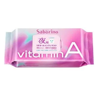 Saborino มาส์ก Good job Vitat A 30 ชิ้น