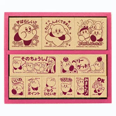 ビバリー 星のカービィ 木製ごほうびスタンプ SDH−128