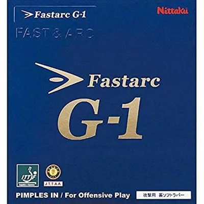 Nittaku Table Tennis Rubber Fastaku G-1 Back Soft Tension Black Thick NR8702