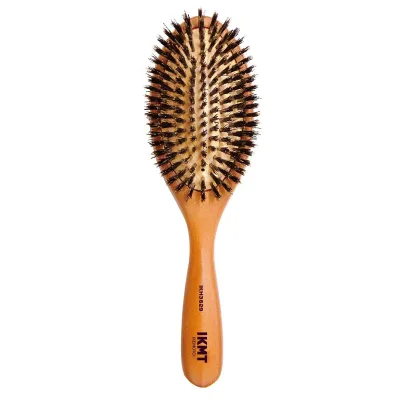 池本刷子工業(Ikemoto Brush) ヘアブラシ/IKMT(イケモト) 天然毛クッションブラシ 毛のかたさ:ふつう(M) IKH3629 日本製