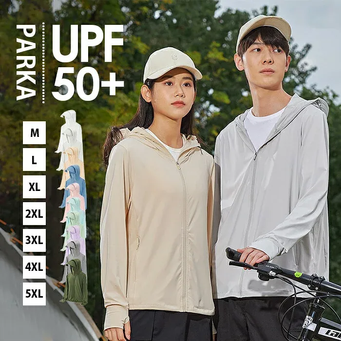 NEW -7度 UVカットパーカー UVパーカー レディース 冷感 ラッシュガード ラッシュパーカー 薄手 持続冷感 長袖 ジップアップ オーバーウェア 夏 UPF50+ メッシュ 指穴 広いつば ストレッチ 速乾 大きいサイズ 送料無料 即納