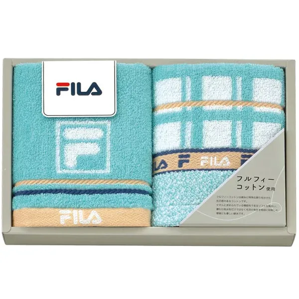 FILA フィラ タオル お歳暮 ギフト 冬ギフト タオルチーフ タオルハンカチ ミニタオル 2枚 セット 詰め合わせ ラグーナ おしゃれ 繊維雑貨 内祝い お返し 出産内祝い 結婚内祝い 結婚祝い 出産祝い 香典返し 快気祝い お祝い返し 引越し 挨拶 お礼 プレゼント FL1098
