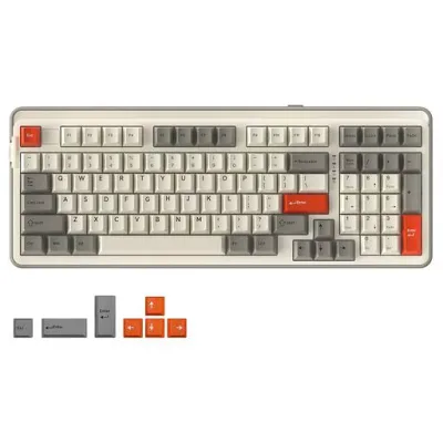 DAREU EK98PRO メカニカルキーボード 無線 テンキー付き ゲーミングキーボード 2.4Gワイヤレス/Bluetooth/有線USB接続可能 96%英語配列 ガスケットマウント RGB ホットスワップ対応 DREAM