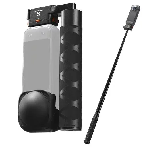 K&F CONCEPT Insta360 X5用 自撮り棒 磁気式 クイックリリース