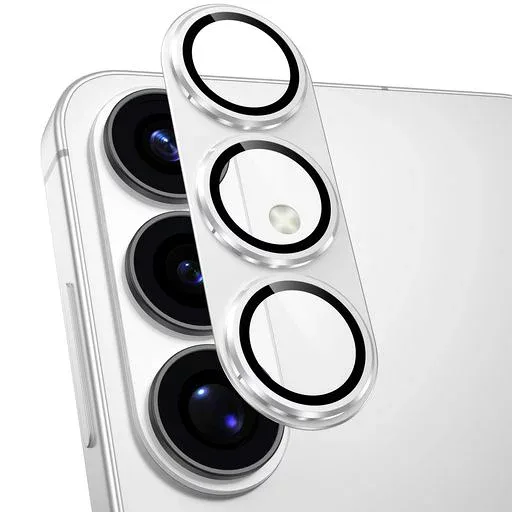 Woxuyee カメラフイルム Galaxy S26 用 カメラ保護 全面保護 9H強化ガラス アルミ合金 S26 レンズカバー 耐衝撃 フラッシュ干渉なし 黒縁取り 超高透過率 ギャラクシーs26 カメラカバー プロテク…
