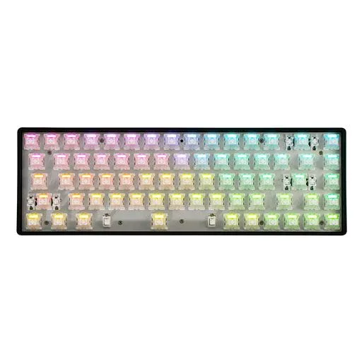 DrunkDeer G65 eスポーツゲーミングキーボード、ラピッドトリガーキーボード - ホール効果スイッチ - 磁気スイッチ - ラストウィン&リリースデュアルトリガーモード - 調整可能な作動、黒い -…