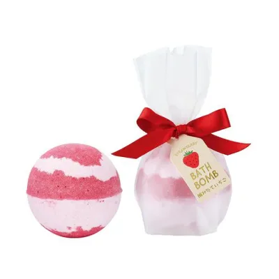 フルーツの森 フルーツパーティー マーブルバスボム 摘みたていちご 150g(ギフト ママ友 卒園 歓迎 送別 卒業 ホワイトデー 母の日 一人暮らし)
