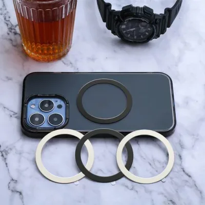 【4枚】マグセーフ 0.45mm入り 薄型,magsafe磁気増強 メタルリング マグセーフ マグネットMagSafe対応 スマホリング iphone マグネットシール アイホン 薄型 磁気 携帯 iPhone 16 15 14 plus pro max