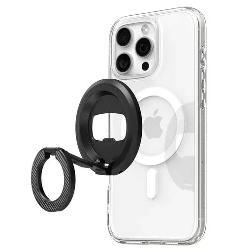 Spigen MagSafe対応 スマホリング スマホホルダー 栓抜き スタンド機能 iPhone 17/16/15/14/13/12シリーズ Galaxy S26シリーズ Pixel 10a マグネット 磁石 落下防止 ボトルオープナー OM102