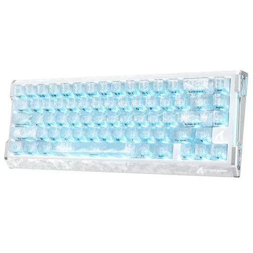 ATTACK SHARK R68HE ラピットトリガー ゲーミングキーボード カーボンコンポジット ポーリングレート8000Hz対応 RT0.005mm RGB 有線USB HUANO磁気スイッチ 0.08msディレイ ゲーミングキーボード