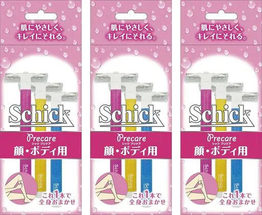 Schick(シック) Tディスポ 使い捨て ボディ用 Tディスポ(3本入x3個) 女性用 カミソリ