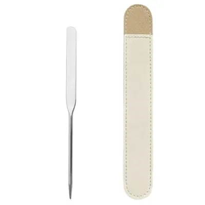 スパチュラメイク 初心者に適しています 無料の収納ケースが送られます ファンデーション スパチュラ 撹拌棒 化粧品用 持ち運びに 1パック ステンレス鋼製
