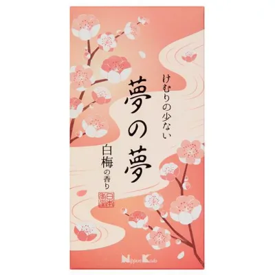 日本香堂(Nippon Kodo) 夢の夢 白梅の香り バラ詰 100g