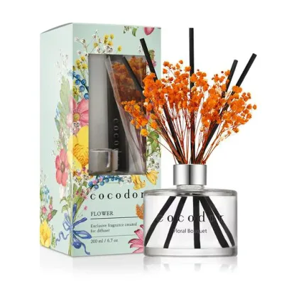 COCODOR ココドール フラワーディフューザー 200ml フローラルブーケ(Floral Bouquet) ルームフレグランス - プレゼント 女性 誕生日 記念日 線香 贈り物 ギフト 人気