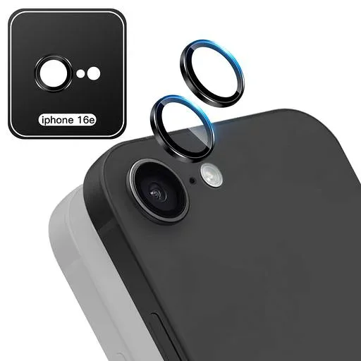 For iPhone 16E カメラフィルム 用 いphone16E カメラレンズ 保護 カバー 9H硬度 全面保護