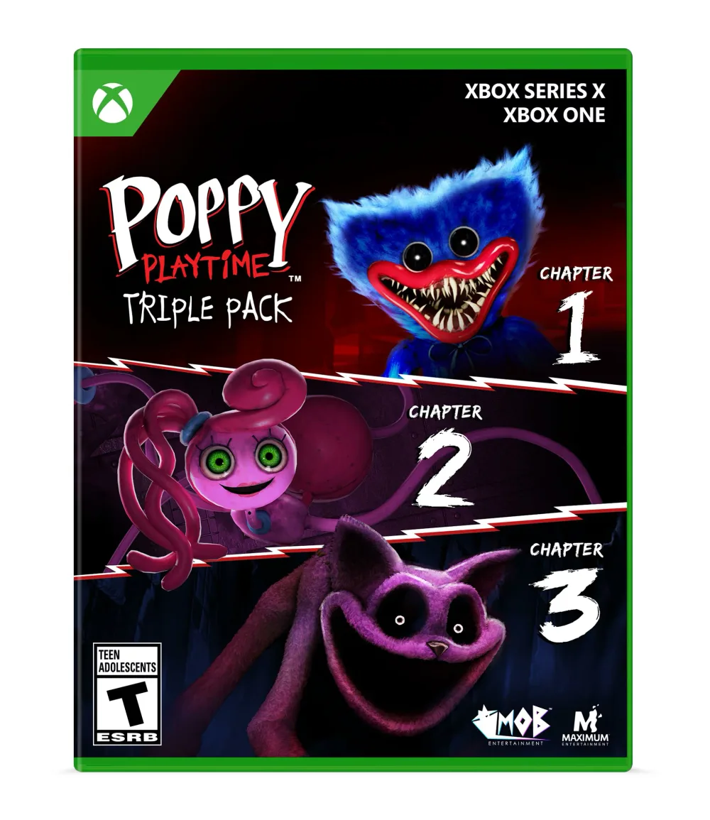 Xbox Series X ソフト Poppy Playtime Triple Pack 北米版 3作品収録 ホラーゲーム アドベンチャー 海外版 インポート 英語対応 パッケージ版 ゲームソフト