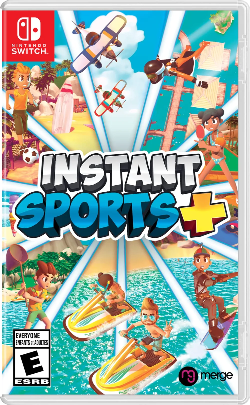 Nintendo Switch ソフト Instant Sports Plus スポーツゲーム 輸入版 北米版 複数人で遊べる 対戦協力プレイ パーティーゲーム 家族 友達 室内遊び スポーツアクションゲーム 運動不足解消 ニンテンド