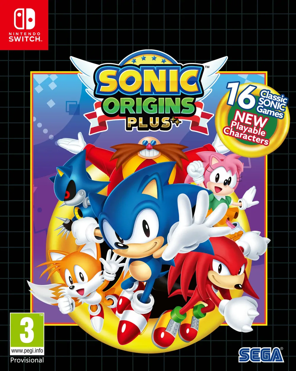 Nintendo Switch ゲームソフト Sonic Origins Plus ソニックオリジンズプラス クラシックリマスター 4タイトル収録 アニバーサリーモード ワイドスクリーンHD対応 追加コンテンツ収録 アクションゲー