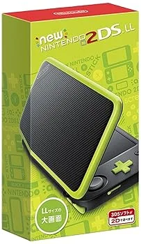 【中古】Newニンテンドー2DS LL ブラック×ライム