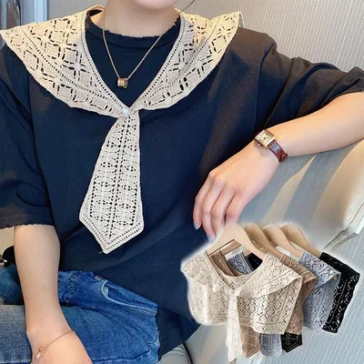 スカーフ レース つけ襟 ストール 付け襟 レディース 重ね着 レイヤード 上品 オシャレ 女子高生 OL 春 秋 冬 秋冬 コーデ 大人 襟元 女性 セーター付け襟 パーカー付け襟 ニット付け襟 ショール 母の日 ギフト 実用的 de184zbzbx1