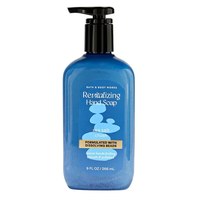 バスアンドボディワークス シーソルトクラッシュ リバイタライジングジェル ハンドソープ 266ml Bath & Body Works Sea Salt Crush Revitalizing Gel Hand Soap 9.0 fl oz/ 266 ml 【お取り寄せ商品】