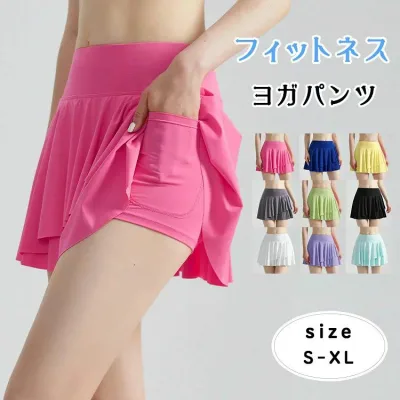 Sports Skirt, Women's Pleated Skirt, Skort, Mini Skirt with Inner Pants, Tennis, Golf, Running, Training, Fitness, Yoga, Gym, All Seasons, Cheer, Dance Costume, Cheer Team, S/M/L/XL
