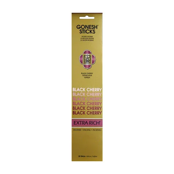 GONESH INCENSE STICK BLACK CHERRY / ガーネッシュ インセンス スティック ブラックチェリー / Room Fragrance お香