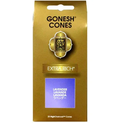 GONESH INCENSE CONE LAVENDER / ガーネッシュ インセンス コーン ラベンダー / Room Fragrance お香