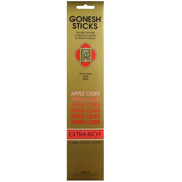 GONESH INCENSE STICK APPLE CIDER / ガーネッシュ インセンス スティック アップルサイダー / Room Fragrance お香