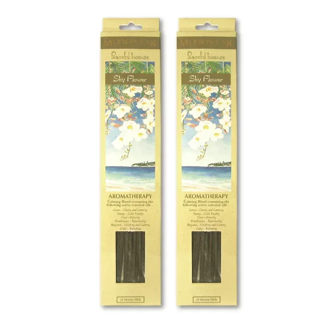 ★ネコポス対応★ MOODSTAR INCENSE STICK SKY FLOWER 2PCS / ムードスター インセンス スティック スカイフラワー 2個セット / Room Fragrance お香