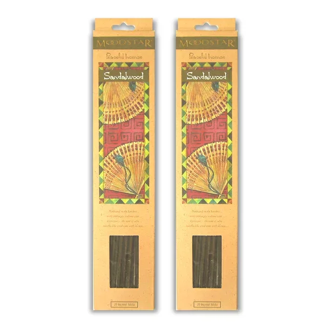 ★ネコポス対応★ MOODSTAR INCENSE STICK SANDALWOOD 2PCS / ムードスター インセンス スティック サンダルウッド / Room Fragrance