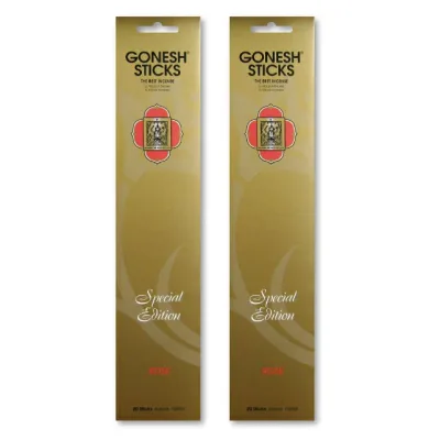 GONESH INCENSE STICK SPECIAL EDITION ROSE 2PCS / ガーネッシュ インセンス スティック スペシャルエディション ローズ 2個セット / Room Fragrance お香