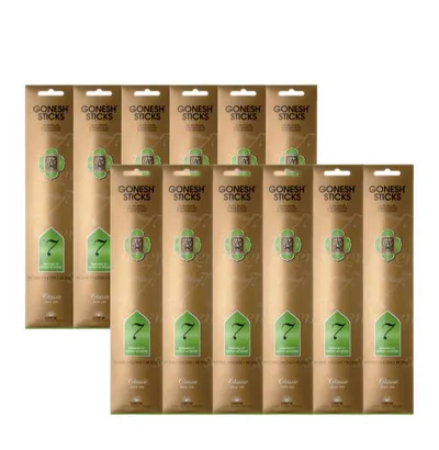 GONESH INCENSE STICK NO.7 12PCS / ガーネッシュ インセンス スティック NO.7 12個セット(240本) / Room Fragrance お香