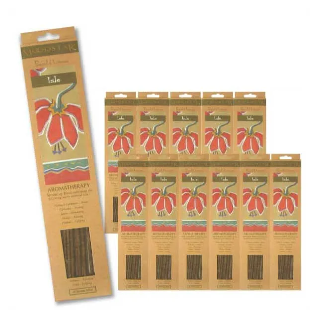 MOODSTAR INCENSE STICK ISLE 12PCS (TOTAL240本) / ムードスター インセンス スティック アイル / アロマテラピー