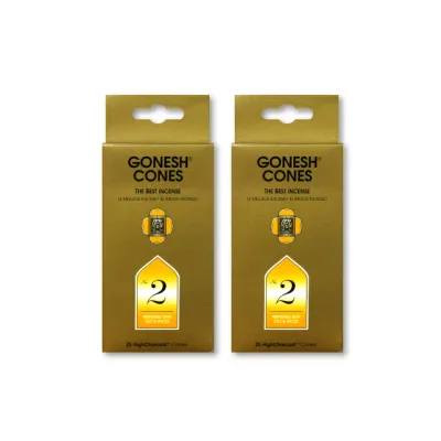 ★ネコポス対応★ GONESH INCENSE CONE NO.2 2PCS / ガーネッシュ インセンス コーン NO.2 2個セット / Room Fragrance お香