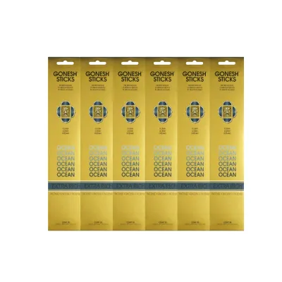 ★ネコポス送料無料★ GONESH INCENSE STICK OCEAN 6PCS / ガーネッシュ インセンス スティック オーシャン 6個セット(120本)/ Room Fragrance お香