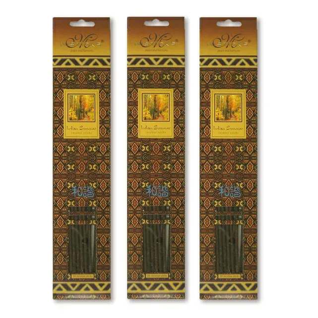 ★ネコポス対応★ MISTICKS INCENSE STICK INDIAN SUMMER 3PCS / ミスティックス インセンス スティック インディアンサマー 3個セット(60本) / Room Fragrance お香