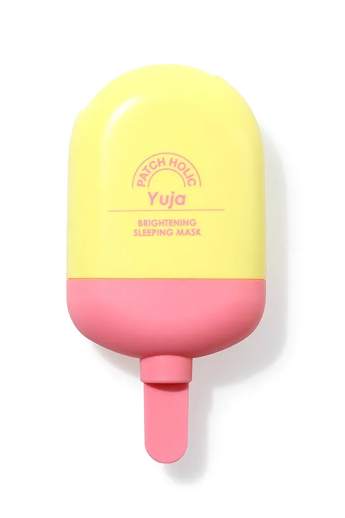ゆずブライトニング スリーピングマスク PATCH HOLIC YUJA BRIGHTENING SLEEPING MASK パッチホリック 韓国コスメ 保湿ナイトクリーム 超十代 美白 ブライトニング バリアケア