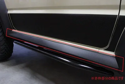 【20%OFFクーポン8/24-27】カーボンシート ジムニー シエラ JB74W サイドステップスクラッチガード アートシート スズキ ハセプロ