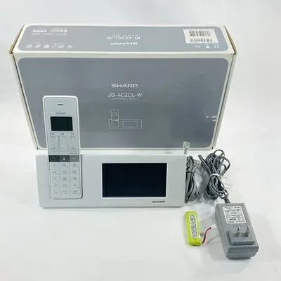 【中古】 シャープ デジタルコードレス電話機 親機のみ 1.9GHz DECT準拠方式 ホワイト系 JD-4C2CL-W