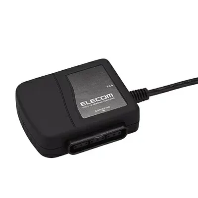 【中古】 エレコム ゲームパッドコンバータ USB接続 プレステ/プレステ2コントローラ対応 1ポート JC-PS101UBK