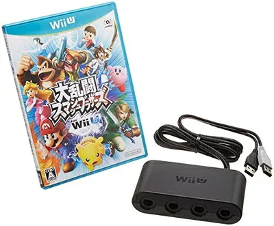 【中古】(新古品・未使用品) 大乱闘スマッシュブラザーズ for Wii U ニンテンドーゲームキューブコントローラ接続タップセット