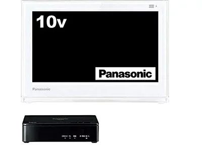 【中古】(新古品・未使用品) パナソニック 10V型 液晶 テレビ プライベート・ビエラ UN-10E6-W 2017年モデル