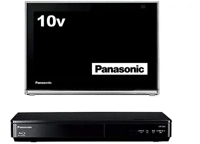 【中古】(新古品・未使用品) パナソニック 10V型 液晶 テレビ プライベート・ビエラ UN-10D6-K