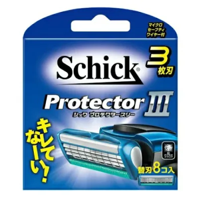 Schick(シック) プロテクタースリー替刃【8コ入】(シック・ジャパン)【MEN'S】【シェービング】