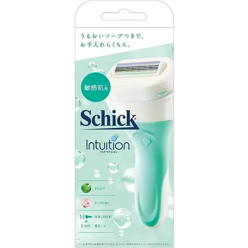 Schick(シック) イントゥイション 敏感肌用 ホルダー 本体(刃付き)+替刃1個 【1個】(シック・ジャパン)